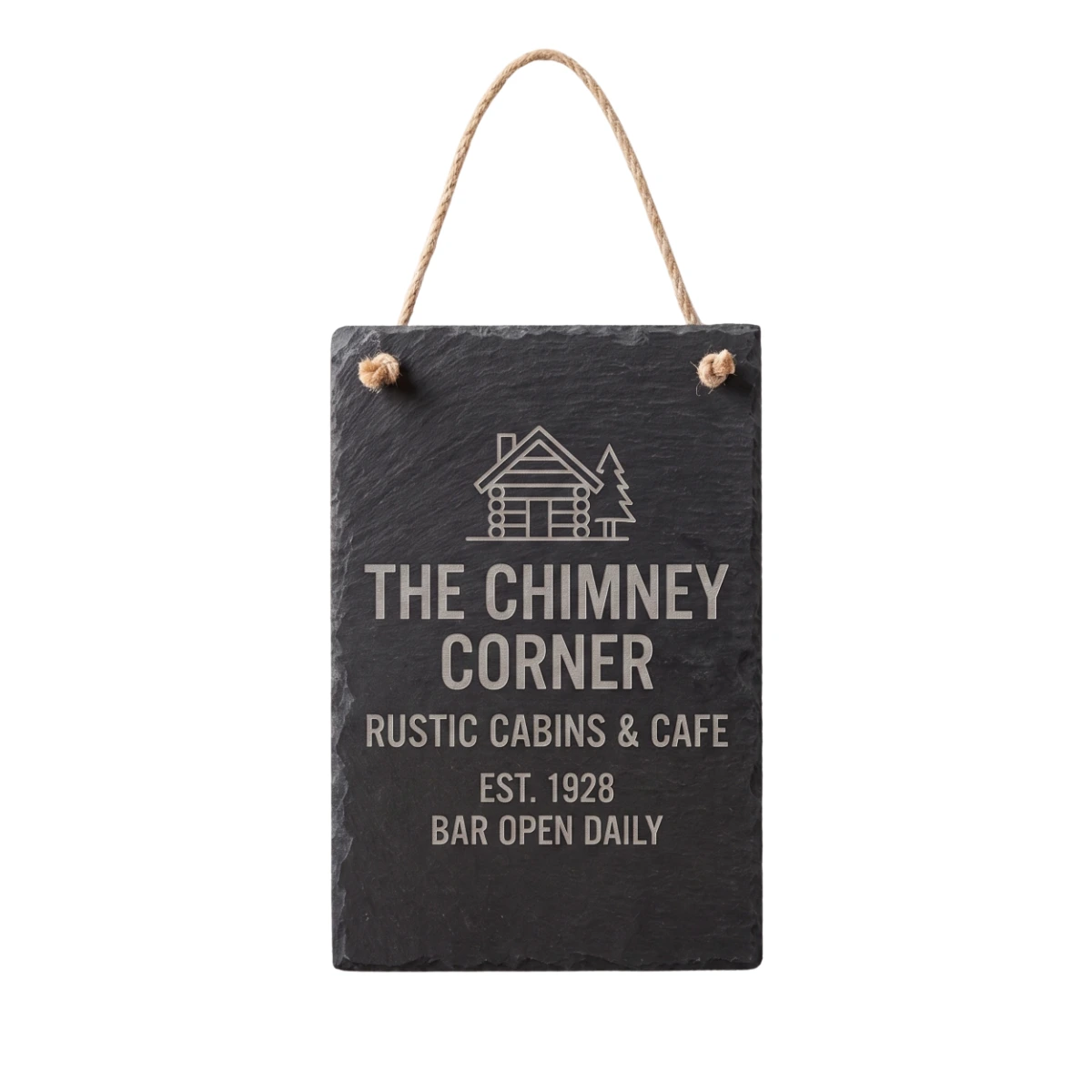 Custom Slate Sign 30 x 20 cm