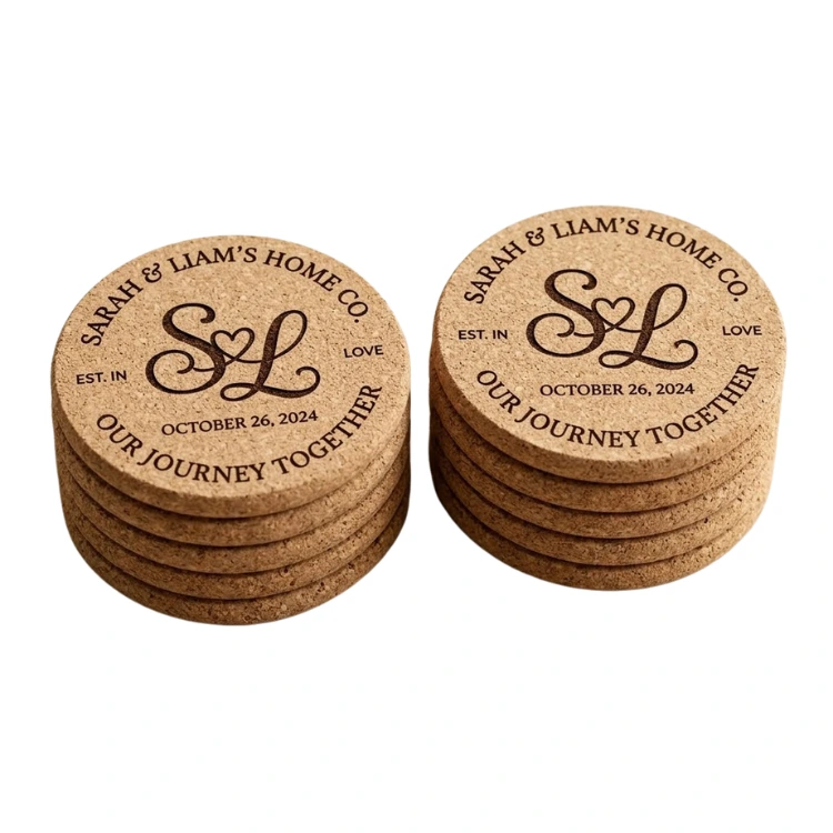 Bulk Custom Cork Coasters - Image 2